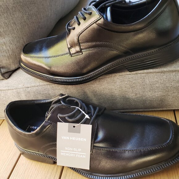 BNWT VAN HEUSEN Director formal dress jet black (10) - Picture 7 of 8